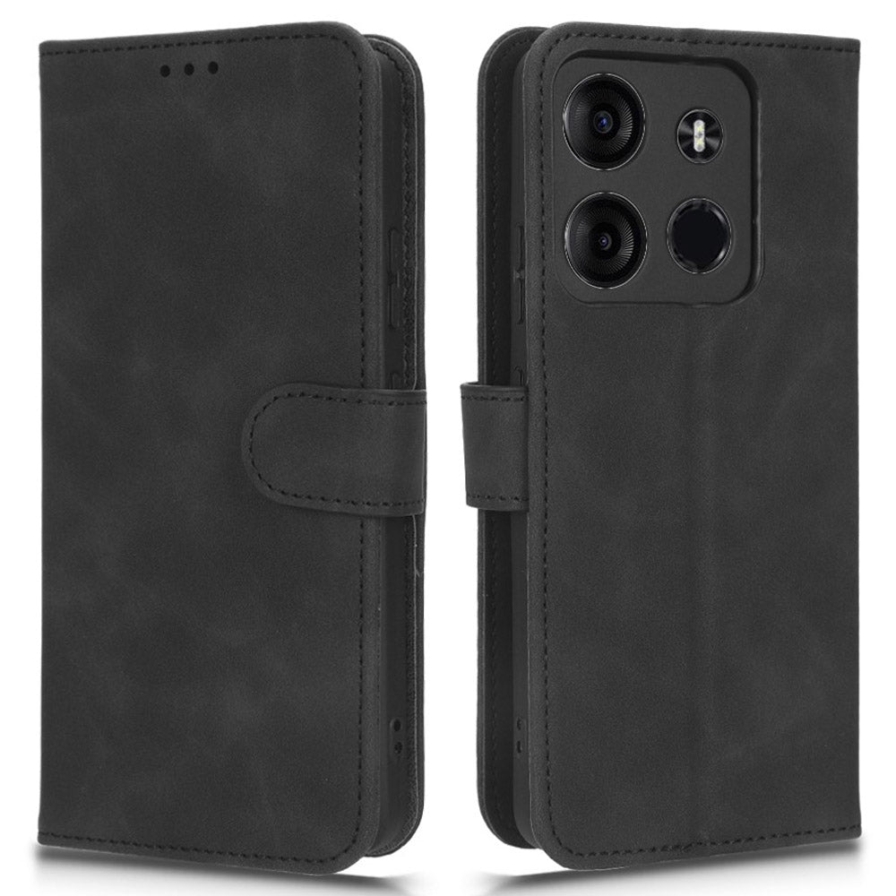 For Tecno Spark Go 2023 4G PU Leather Flip Case Skin-touch Stand TPU Inner Shell Phone Cover For Tecno Spark Go 2023 4G PU Leather Flip Case Skin-touch Stand TPU Inner Shell Phone Cover